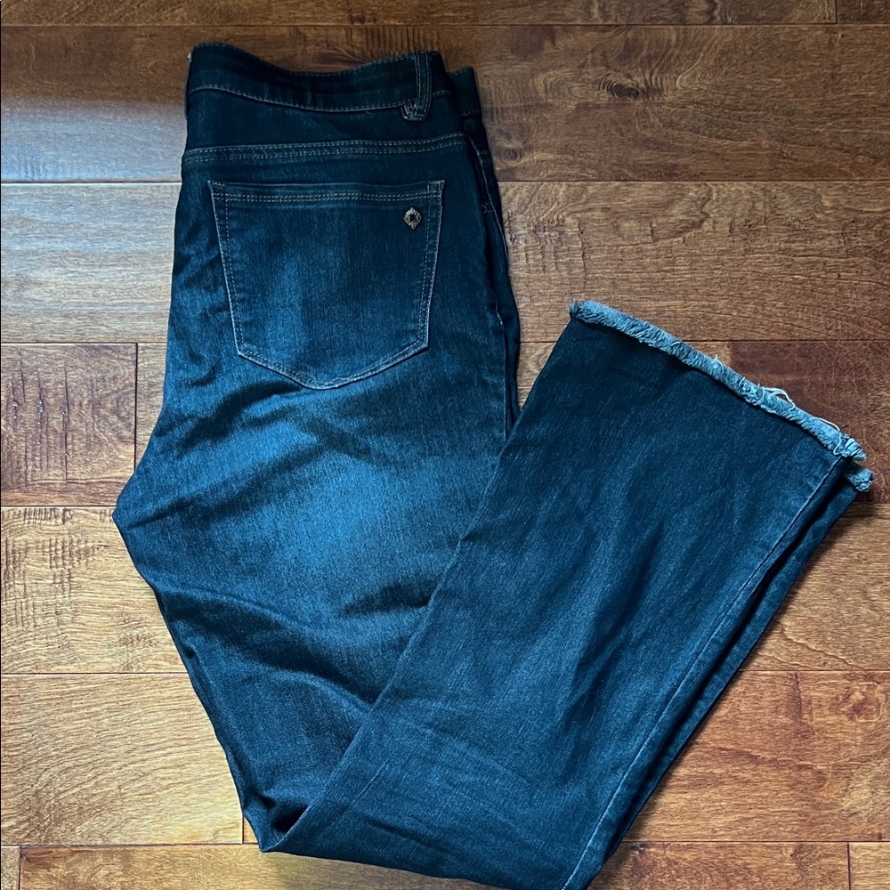 Democracy Dark Blue Flare Jeans - Picture 3 of 3